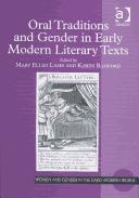 Oral traditions and gender in early modern literary texts