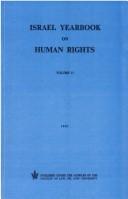 Israel Yearbook on Human Rights 1981 (Israel Yearbook on Human Rights)