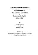 Comprehensive Index of Publications of the American Association of Petroleum Geologists