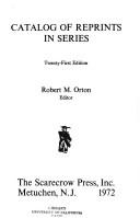Catalog of reprints in series