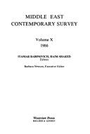 Middle East Contemporary Survey 1986