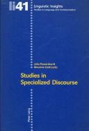 Studies in Specialized Discourse