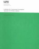 Guidelines for Constructing Consumption Aggregates for Welfare Analysis