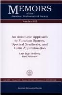 An Axiomatic Approach to Function Spaces, Spectral Synthesis, and Luzin Approximation