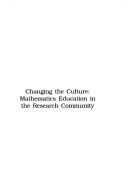 Changing the culture