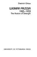 Weimar Prussia, 1925-1933