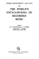 Third Supplement 1953-1955 to The World's Encyclopædia of Recorded Music