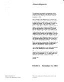 John Knight: The Renaissance Society at the University of Chicago