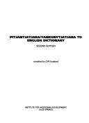 Pitjantjatjara/Yankunytjatjara to English Dictionary