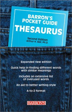Barron's pocket guide thesaurus