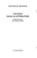 Les fous dans la littérature