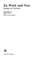 Zu Werk und Text