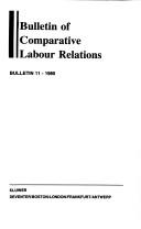 Bulletin of Comparative Labour Relations, 1980: No. 11: Job Security and Industrial Relations