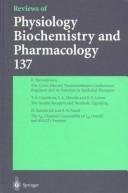 Reviews of Physiology, Biochemistry and Pharmacology, Volume 137