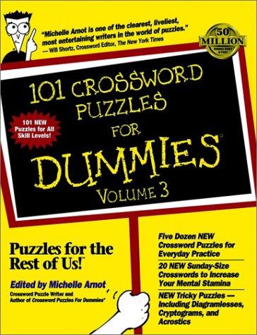 101 Crossword Puzzles for Dummies, Volume 3