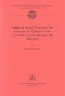 Artificial Neural Networks for Assessment of Patients With Suspected Acute Myocardial Infraction