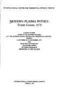 Modern Plasma Physics