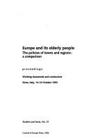 Europe and Its Elderly People: The Policies of Towns and Regions