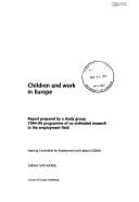 Children and Work in Europe