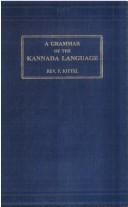 A Grammar of the Kannada Language