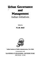 Urban Governance and Management