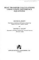 Heat transfer calculations using finite difference equations