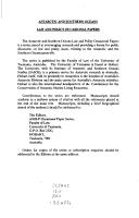 The Convention on the Regulation of Antarctic Mineral Resource Activities