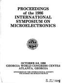 Proceedings of the 1986 International Symposium on Microelectronics