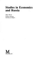 Studies in economics and Russia