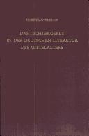 Das Dichtergebet in der deutschen Literatur des Mittelalters