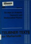 Surveys on analysis, geometry and mathematical physics