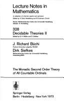 The Monadic Second Order Theory of All Countable Ordinals