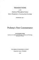 Ptolemy's first commentator
