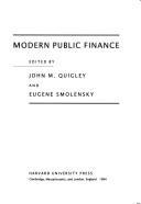 Modern Public Finance