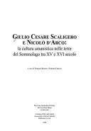 Giulio Cesare Scaligero e Nicolò d'Arco