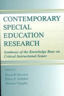 Contemporary Special Education Research