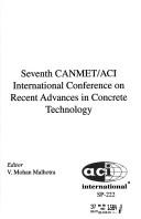 Seventh CANMET/ACI International Conference on Recent Advances in Concrete Technology