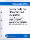 Safety Code for Elevators and Escalators