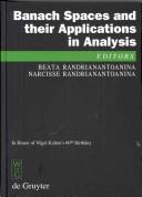 Banach spaces and their applications in analysis