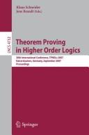 Theorem proving in higher order logics