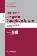 SDL 2007: design for dependable systems