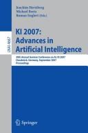 KI 2007: advances in artificial intelligence