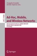 Ad-hoc, mobile, and wireless networks