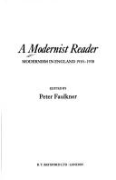 A Modernist Reader
