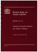 Twenty-seventh report on senior salaries