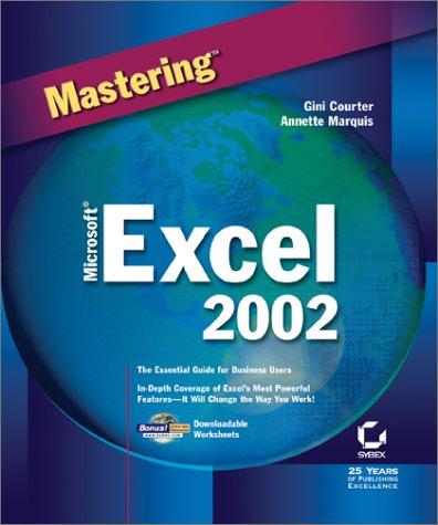 Mastering Microsoft Excel X
