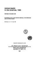 Animal Health in the Americas, 1980