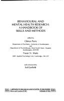 Behavioural and mental health research