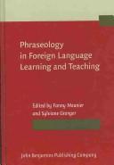 Phraseology in foreign language learning and teaching
