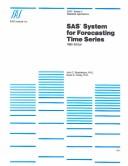 SAS System for Forecasting Time Series
